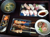 Restoran Tertinggi di Jakarta Sajikan Sushi Bento ala Chef Nikkei dari Peru