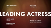 Pertarungan di kategori Leading Acress pada Oscar 2019 menyuguhkan nama-nama baru dan berpengalaman. Dok. Twitter/Academy Awards