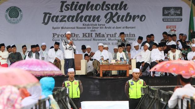 Wabup Trenggalek Ikut Istighosah Kubro bersama Ma'ruf Amin