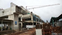 Bangunan baru di Stasiun Manggarai semakin terlihat wujudnya, begini bentuknya, Selasa (22/1).