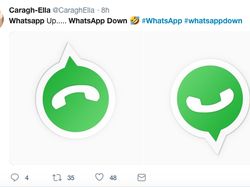 Banjir Meme akibat WhatsApp Down
