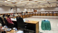 Rapat koordinasi digelar di Ruang Pansus B, Kompleks Parlemen, Senayan, Jakarta, Rabu (23/1/2019).