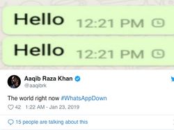 Banjir Meme akibat WhatsApp Down