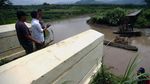 Penampakan Jembatan Sungai Kemisik yang Ambruk Diterjang Banjir