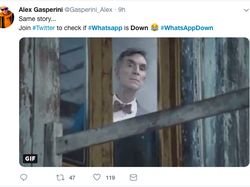 Banjir Meme akibat WhatsApp Down
