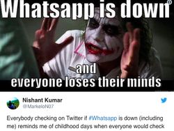 Banjir Meme akibat WhatsApp Down