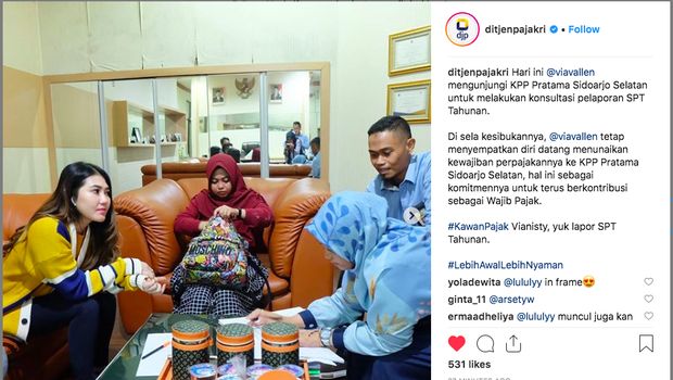 Hai Vyanisti, Kapan Mau Susul Via Vallen Ikut Lapor Pajak?