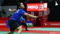 Gregoria kembali memenangi pertandingan di gim ketiga. Dia mengalahkan wakil Jepang itu dengan skor 21-18.