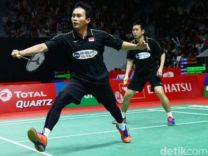 Ahsan/Hendra Lolos ke Perempatfinal All England 2019