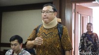 Managing Director PT BAP Edy Saputra Suradja menghadiri sidang lanjutan di Pengadilan Tipikor Jakarta, Rabu (23/1/2019).