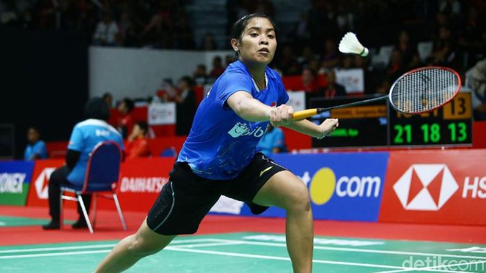 Gregoria Mariska Tunjunng diminta jaga kondisi ke turnamen bulutangkis All England 2019. (Grandyoz Zafna/detikSport) Gregoria Mariska Tunjunng diminta jaga kondisi ke turnamen bulutangkis All England 2019. (Grandyoz Zafna/detikSport)