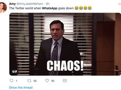 Banjir Meme akibat WhatsApp Down