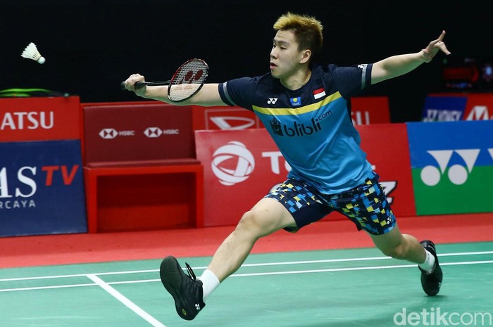 Marcus Fernaldi Gideon/Kevin Sanjaya Sukamuljo memastikan diri lolos babak kedua Indonesia Masters 2019 setelah mengalahkan wakil Jerman Mark Lamsfuss/Marvin Seidel, Rabu (23/1/2019).