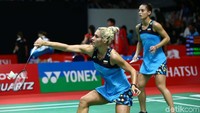 Gabriela Stoeva/Stefani Stoeva sempat merepotkan Greysia/Apriyani di babak pertama.