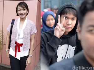 Melanie Putria Cerai, Pose Dua Jari Iqbaal Ramadhan