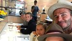 Dekat dengan Sang Ayah, Begini Serunya Kulineran Beckham dengan Anaknya