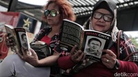 Sementara itu, para pendukung Ahok atau Ahoker berkumpul di Kalijodo (Foto: Pradita Utama)