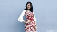 Ovi terlihat berbeda usai memutuskan untuk hengkang dari grup yang membesarkan namanya itu. Pool/Palevi S/detikFoto.