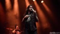 Taking Back Sunday merayakan 20 tahun berkarier di dunia musik dengan menggelar konser, salah satunya di Jakarta.  Foto: Noel/detikFoto