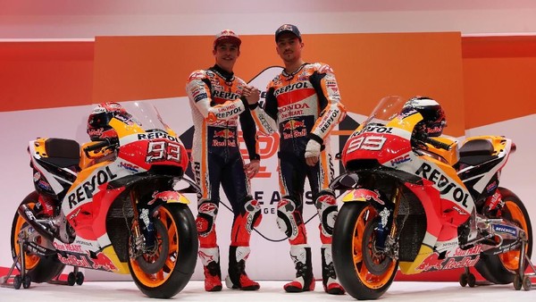 Repsol Honda Perkenalkan Duet Maut Marquez dan Lorenzo
