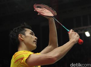 Jonatan Singkirkan Unggulan Kedua, Kevin/Marcus dan Tontowi/Liliyana Lolos