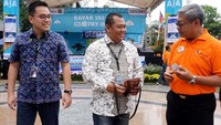 Hadir dalam acara tersebut Plt Kepala Dinas Pendidikan DKI Jakarta, Bowo Irianto dan VP Regional Public Policy and Government Relations Gojek Damar Juniarto, dan Head of Ecosystem Expansion Go-Pay Edwin Ariono. Foto: dok. Gojek