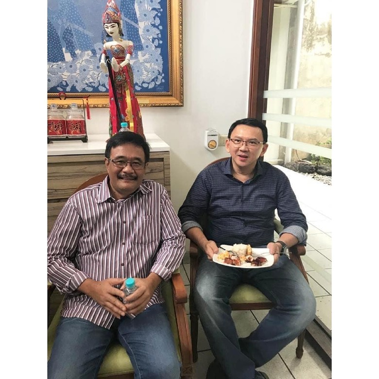 Djarot Sambut Ahok: Welcome Home Bro Djarot Sambut Ahok: Welcome Home Bro