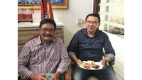 Penampakan reuni Ahok dan Djarot usai terpisah selama 1 tahun 8 bulan (Foto: Dok. Instagram @happydjarot)