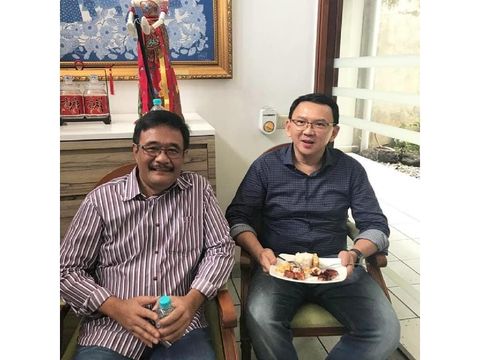 Djarot Saiful Hidayat bersama Basuki Tjahaja Purnama (Ahok)