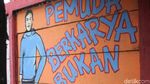Keren! Mural Stop Kekerasan Anak Mejeng di Jalan Jatinegara