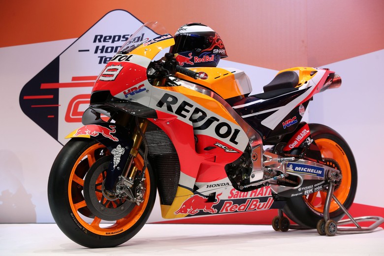 Ilustrasi motor Marc Marquez Foto: Susana Vera/Reuters Ilustrasi motor Marc Marquez Foto: Susana Vera/Reuters