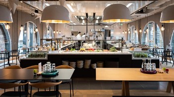 Kafetaria kantor Google di Berlin. (Foto: Google)
