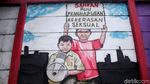 Keren! Mural Stop Kekerasan Anak Mejeng di Jalan Jatinegara