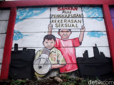 Keren! Mural Stop Kekerasan Anak Mejeng di Jalan Jatinegara