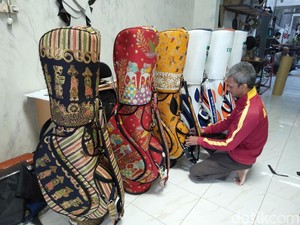 Lucunya Tas Golf Bermotif Batik Kreasi Warga Sidoarjo