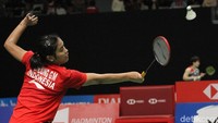 Di gim kedua, Gregoria juga takluk dengan skor 7-21.