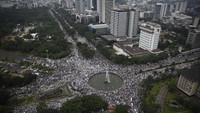 4 November 2016 atau 411, terjadi demo besar bertajuk Aksi Bela Islam II. Demo ini menolak Ahok sebagai Gubernur DKI Jakarta. Rachman Haryanto/detikcom.