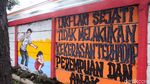 Keren! Mural Stop Kekerasan Anak Mejeng di Jalan Jatinegara