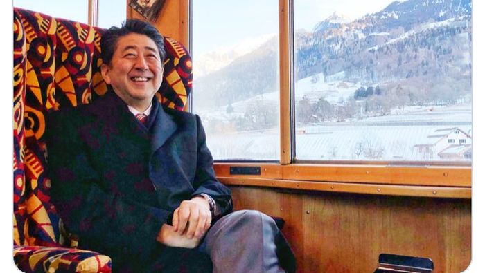 Foto: Screenshoot Twitter Shinzo Abe Foto: Screenshoot Twitter Shinzo Abe