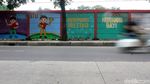 Keren! Mural Stop Kekerasan Anak Mejeng di Jalan Jatinegara