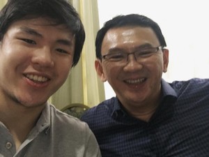 Unggah Selfie Bareng Ahok, Nicholas Sean: He is Back
