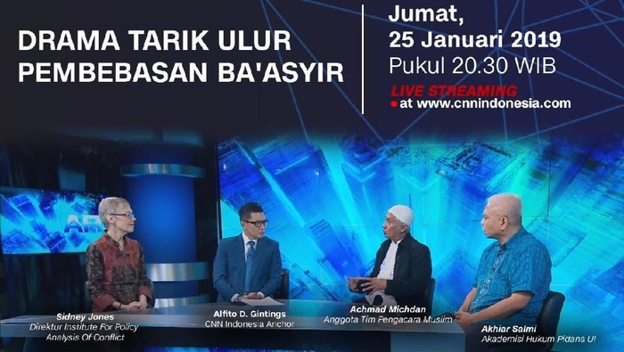 Tonton! Bincang-bincang Tarik Ulur Pembebasan Baasyir