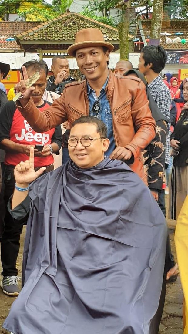 Fadli Zon dan pencukur rambut