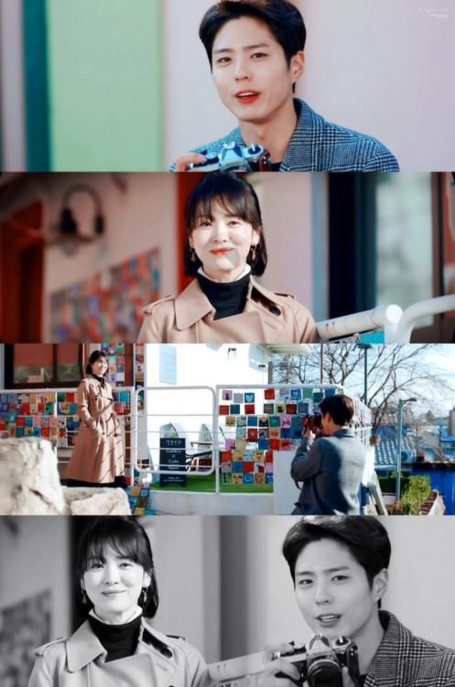 Cha Soo Hyun yang pada episode Encounter sebelumnya dikisahkan keukeuh ingin putus dari Kim Jin Hyuk kali ini tersenyum bahagia karena hubungan cintanya dengan karyawannya di hotel yang dipimpinnya itu sudah direstui ibunda sang pacar. Foto: Dok. tvN