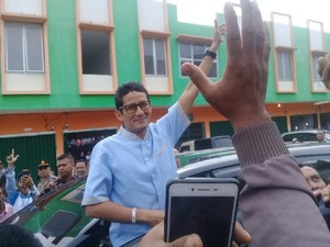 Kampanye di Jambi, Sandiaga: Nyari Kerja Susah atau Susah Banget?