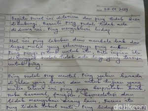 Sebelum Gantung Diri, Pria Ini Kirim Wasiat ke Orang Tuanya
