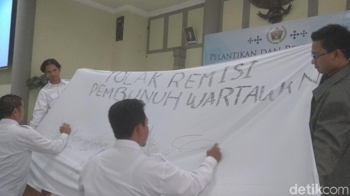 Jurnalis Karawang Tolak Remisi Pembunuh Wartawan