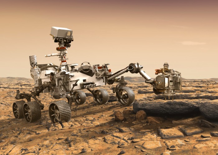Ilustrasi robot Opportunity di planet Mars. Foto: NASA Ilustrasi robot Opportunity di planet Mars. Foto: NASA