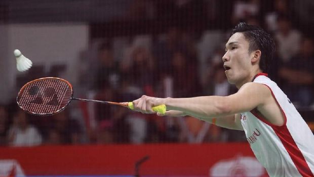 Kento Momota, pebulutangkis Jepang yang kalahkan Anthony Ginting. 