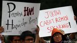 Aksi Solidaritas Jurnalis Tolak Remisi Otak Pembunuh Wartawan